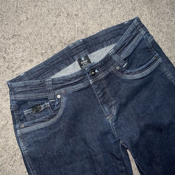 KUHL Jeans Womens Size 8 Dark Blue Kontour Flex Denim Skinny Stretch Indigo - Picture 1 of 7